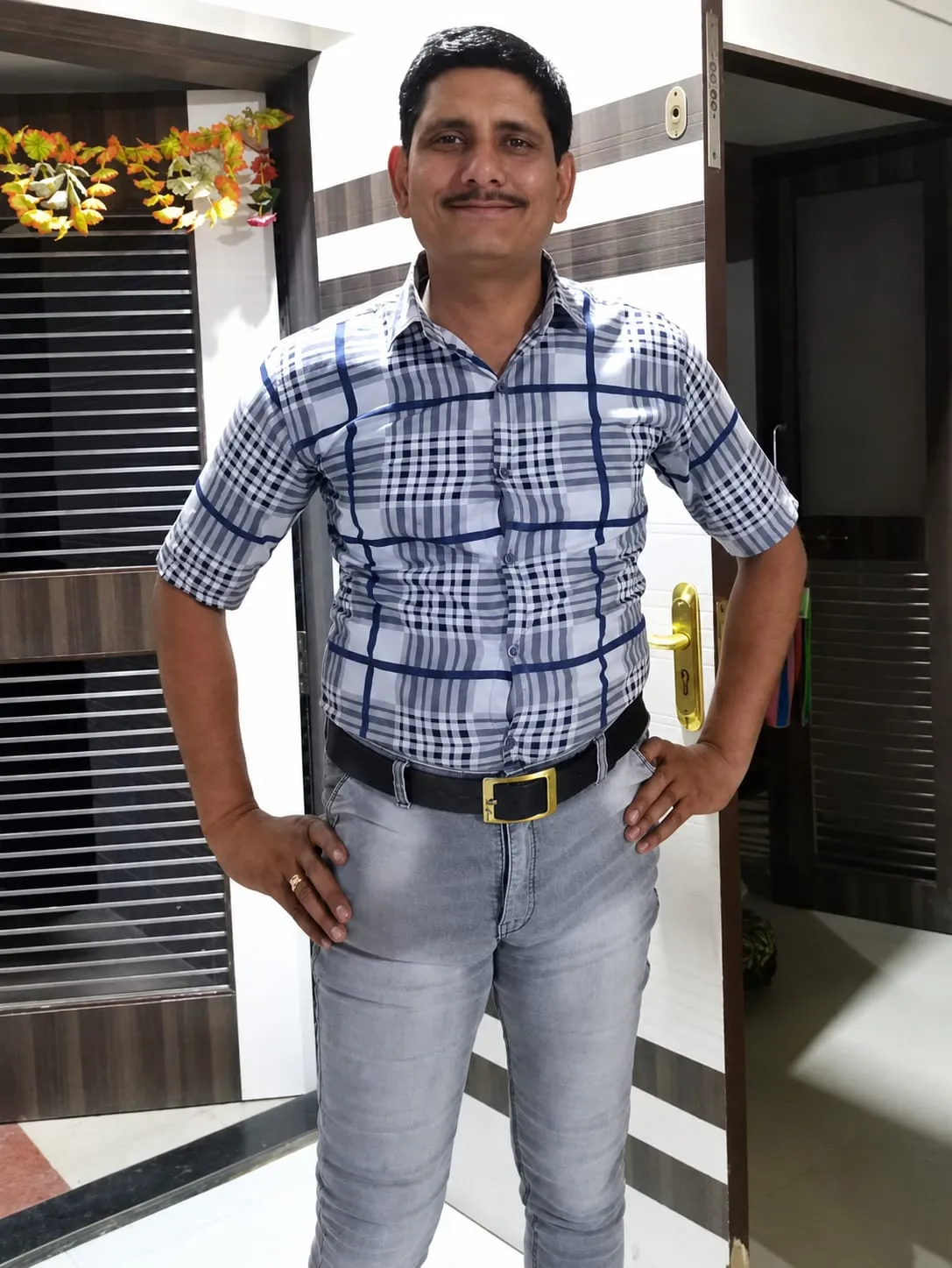 Fitness transformation before weight loss and muscle building results at Sun Fitness Beed